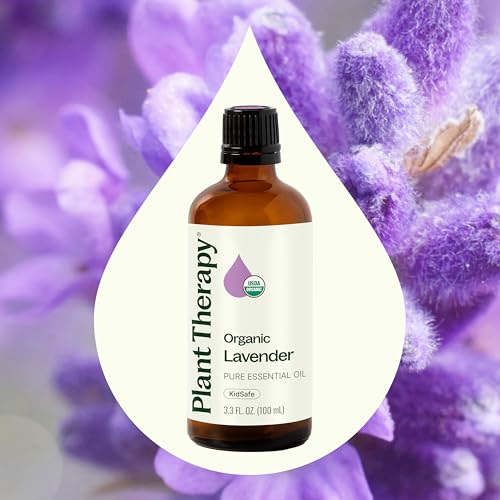 Plant Therapy Organic Lavender Essential Oil 100% Pure, USDA Certified Organic, Undiluted, Natural Aromatherapy, Therapeutic Grade 100 mL (3.3 oz) - Image 4