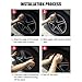 15-22''Universal Rim Guard Trim Rings, 4pcs Car Tyre Protection Ring,Wheel Protector,Aluminium Alloy Protection Decorative Ring, Easy Installation, for All Kinds of Vehicles,18in,Green