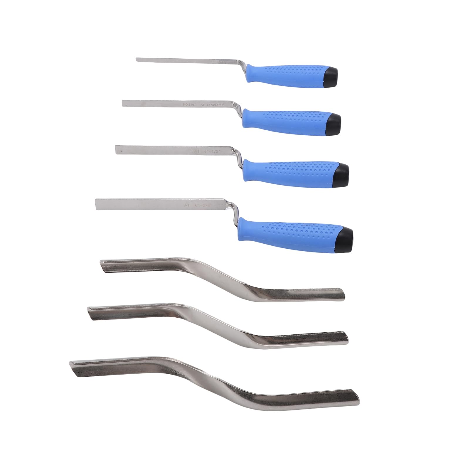 FTVOGUE Ergonomisches Fugenwerkzeug-Set, Edelstahlkellen 7 Stück, für