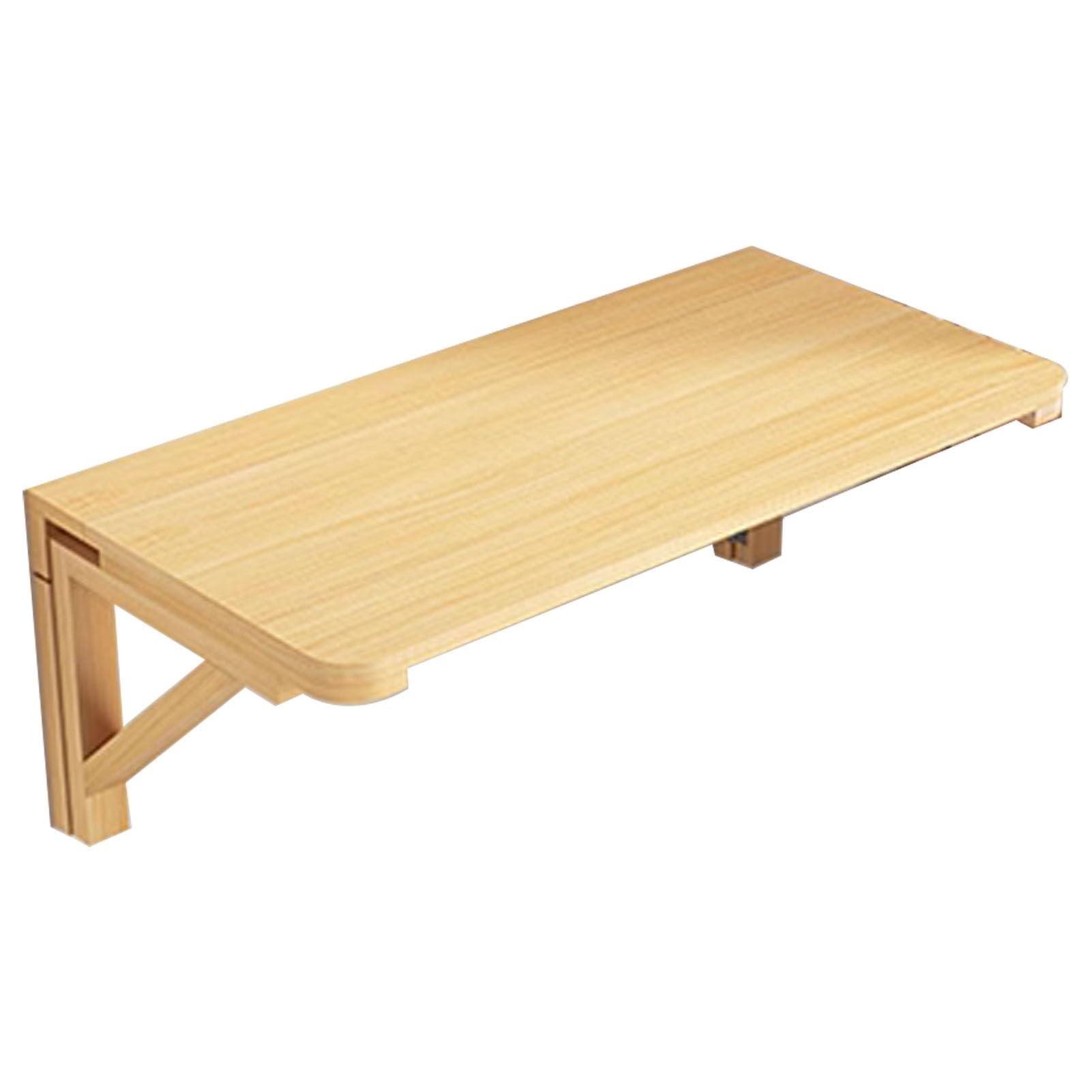 Table de cuisine rabattable en bois massif, console murale haut de gamme de 100x50 cm
