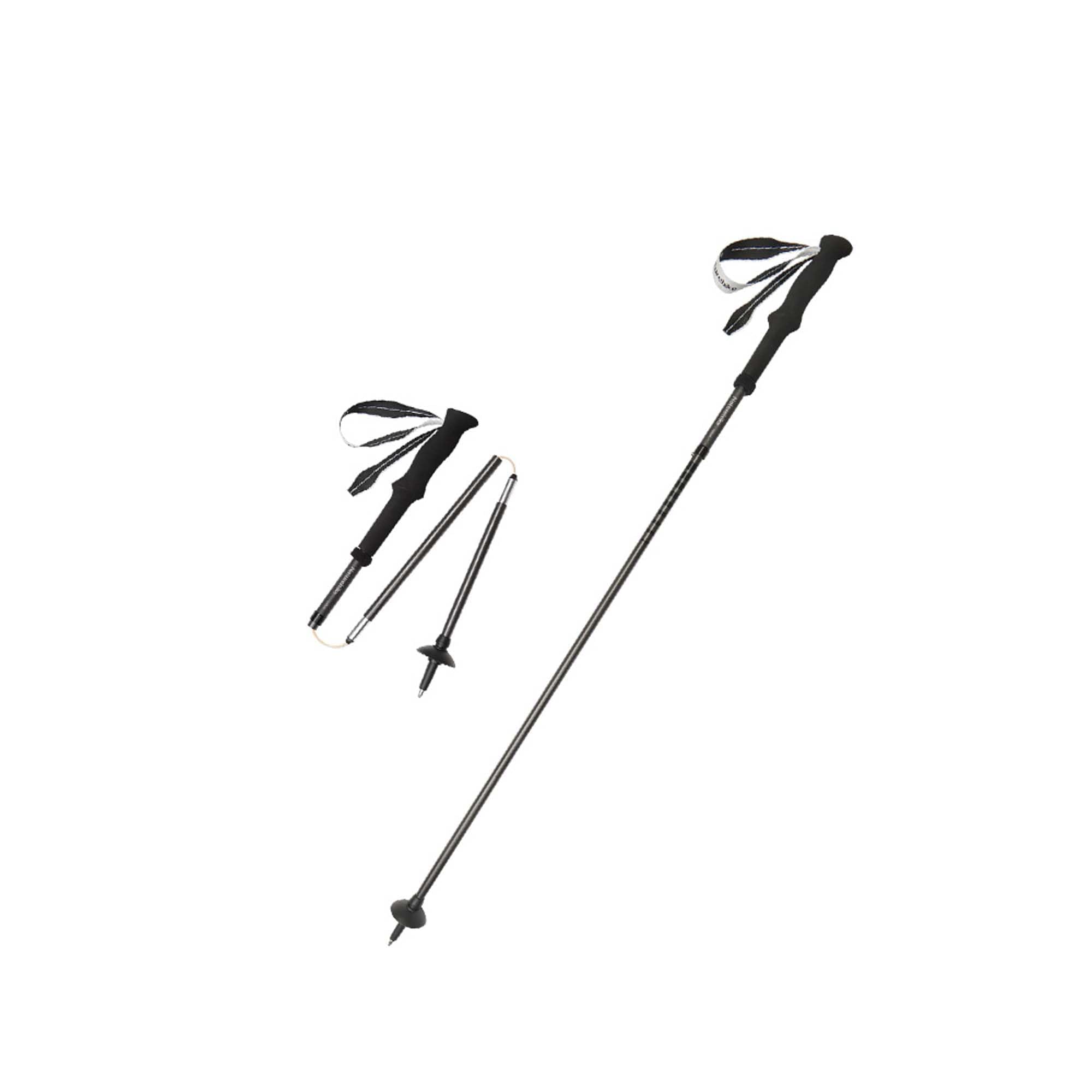 Naturehike Trekking Poles 172g Ultra-light,4 Section Adjustable Collapsible,3K Carbon Fiber&7075 Aluminium Alloy Stick for Men Women Walking,Hiking,Camping,Mountaining