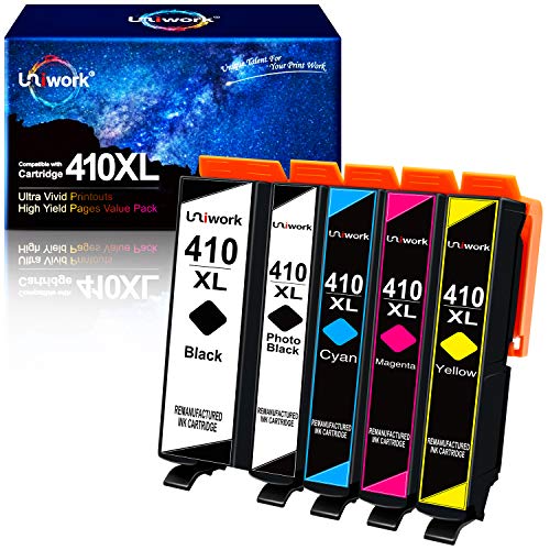 Uniwork Remanufactured Ink Cartridge Replacement for Epson 410XL 410 XL T410XL use