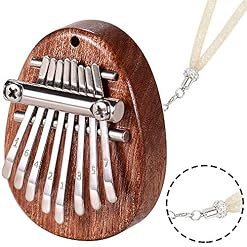Kalimba Portable, Piano à Doigts En Bois, Kalimba 8 Clés, Piano à Pouce de Poche, Mini Portable Pouce Piano, Acajou 8… - Les Beatles, Paul McCartney, John Lennon, RIngo Starr, George Harrison Kalimba Portable, Piano à Doigts En Bois, Kalimba 8 Clés, Piano à Pouce de Poche, Mini Portable Pouce Piano, Acajou 8… – Image 2
