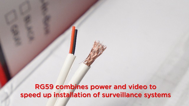 CCTV Camera Siamese Coaxial Communication RG59 RG6 Cable High - Main Image