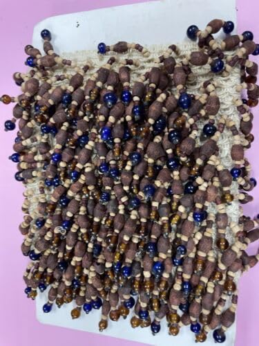 1.5 Inch Wide Beaded Trim, Sold per Yard #652 Fabric