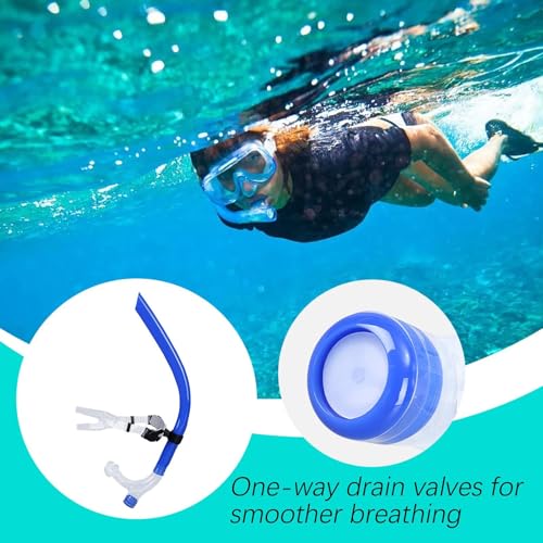 Tuba de natation hydrodynamique avec sangle de tête ergonomique