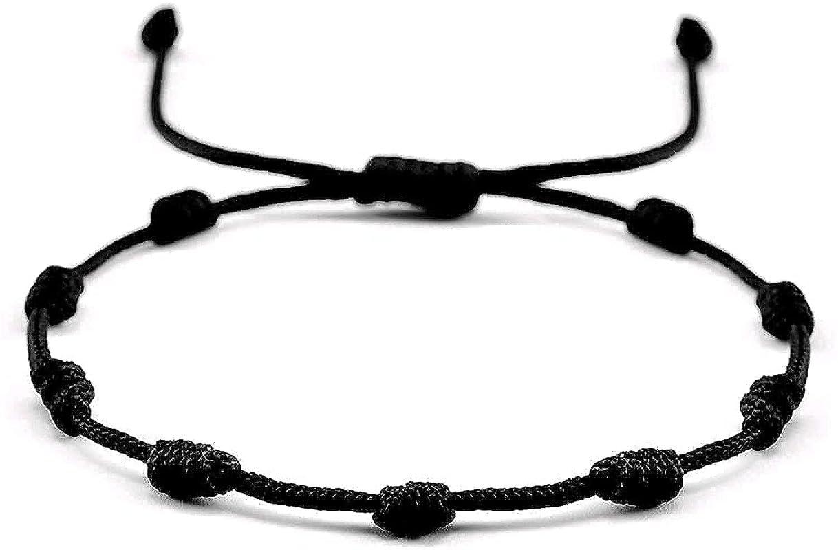 Rabdhira Nazar Dhaga With Knotted Rosary Design Avoid Negetive Energy Adjustable Black Thread Good Luck, Amulet for Success & Prosperity for Men Women Boys Girls Pack 1 Black (B0CTH9V1XX) Amazon Price History, Amazon Price Tracker