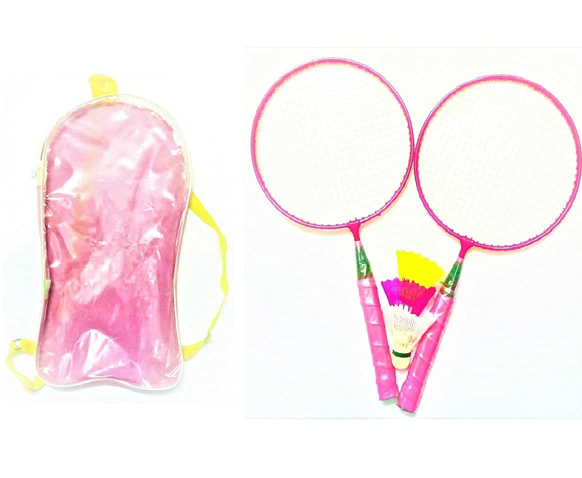 GKC Kid's Steel Badminton Racket and 3 Shuttle Skipping Rope Combo (Multicolour)-picture-24