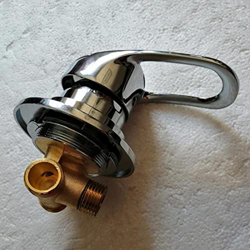 Fixation Murale 2/3/4/5 Voies Sortie D'eau Laiton Robinet Douche Filetage à Vis/Intubation Split Salle Mitigeur, G1/2 Mélangeur Inverseur Robinet, Cartouche...