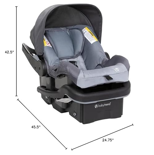 Miniatura 2 de Baby Trend Tango™ 3 All-Terrain Stroller Travel System with EZ-Lift™ Plus Infant Car Seat, Ultra Grey Ultra Gris,Ultra Rosa,negro, (Dash Black),Dash