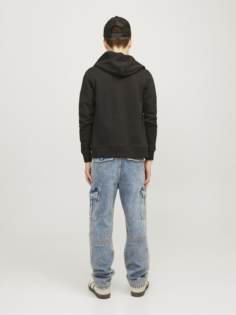 JACK&JONES JUNIOR Jjichris Jjwade Cargo Mf 148 Sn Jnr - Dżins Chłopcy