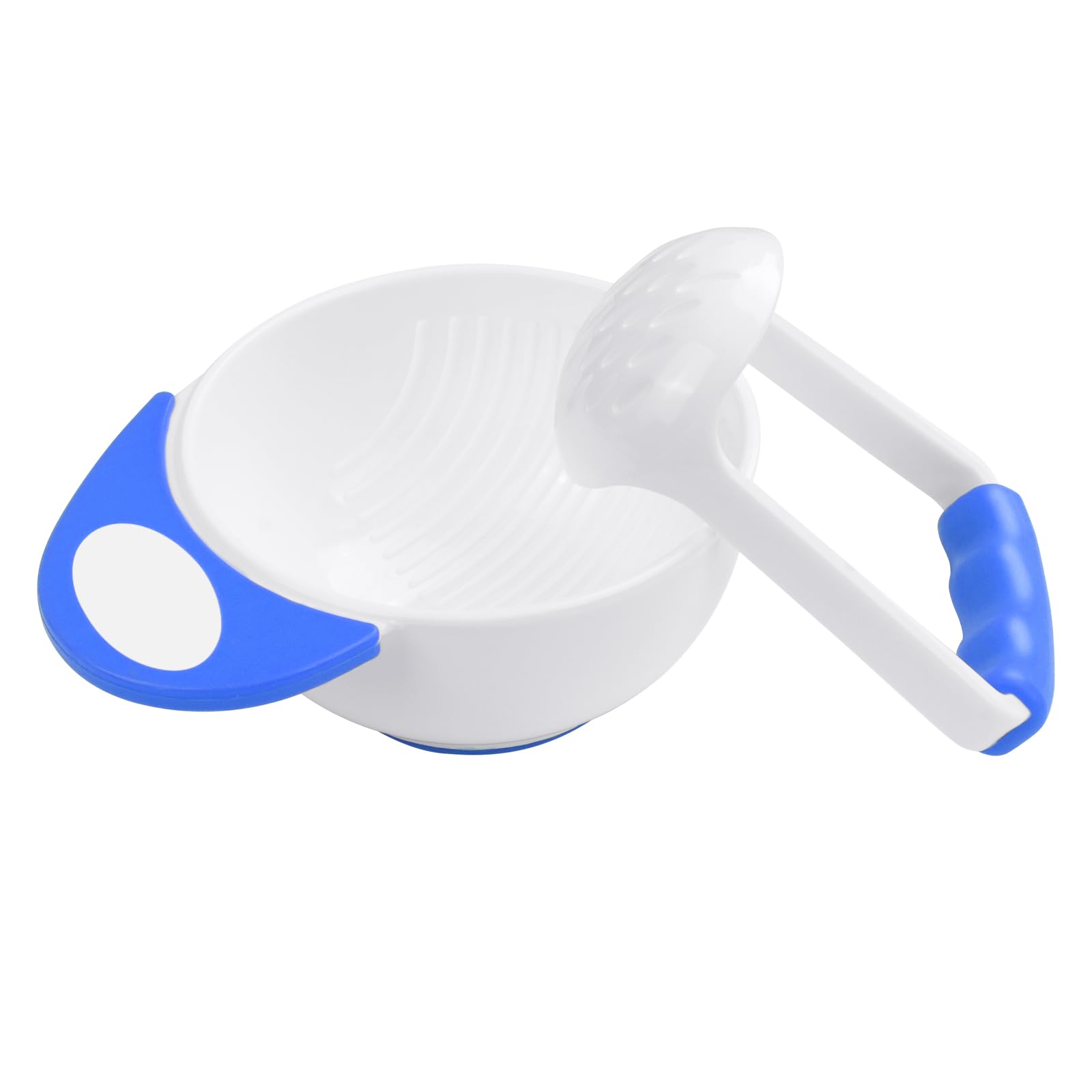 AOOHA Baby Food Mash Bowl,Mashing Bowl Baby,Non Slip Food Bowl with Handle,for Making Handmade Fruit Vegetable for Babies