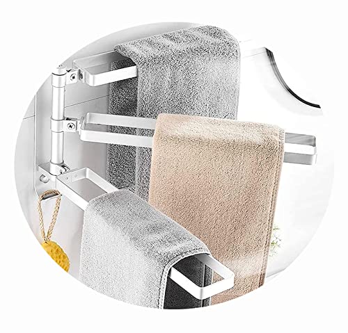 Porte-serviettes rotatif pour petites pièces aménagement intérieur fonctionnel
