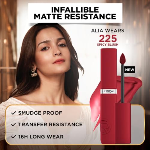 Image of L'Oreal Paris Infallible Matte Resistance Lipstick, 435 Envious Plum