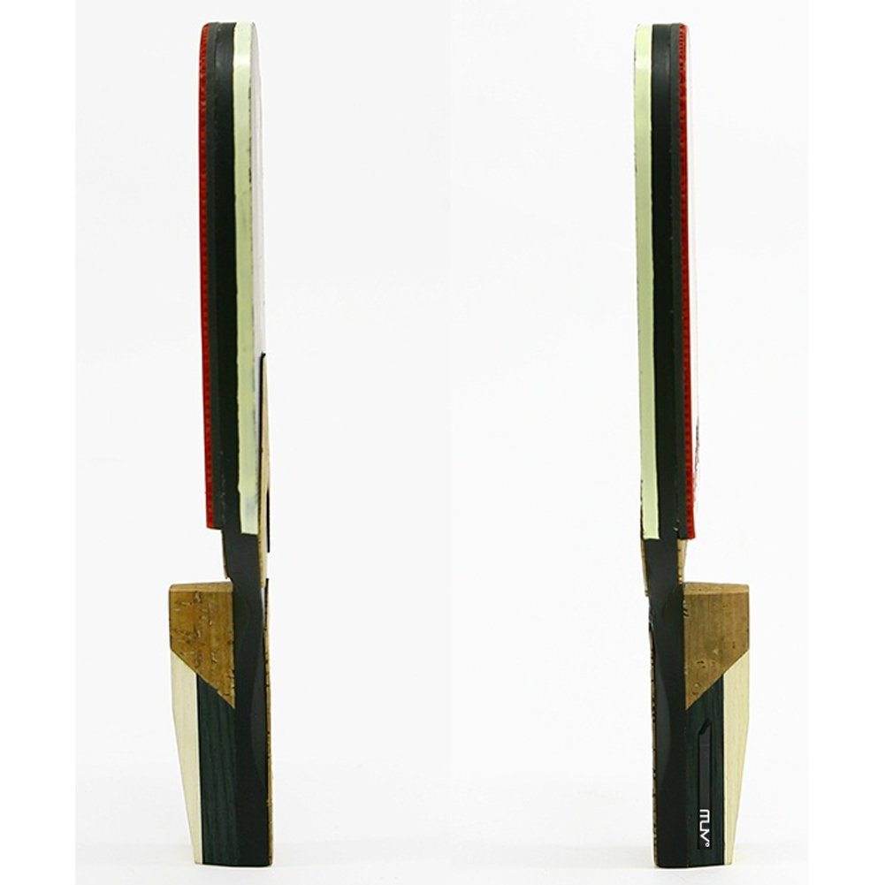 Champion XIOM M8.0P Ping Pong Racket Table Tennis Penholder Type for Professional + Key Ring