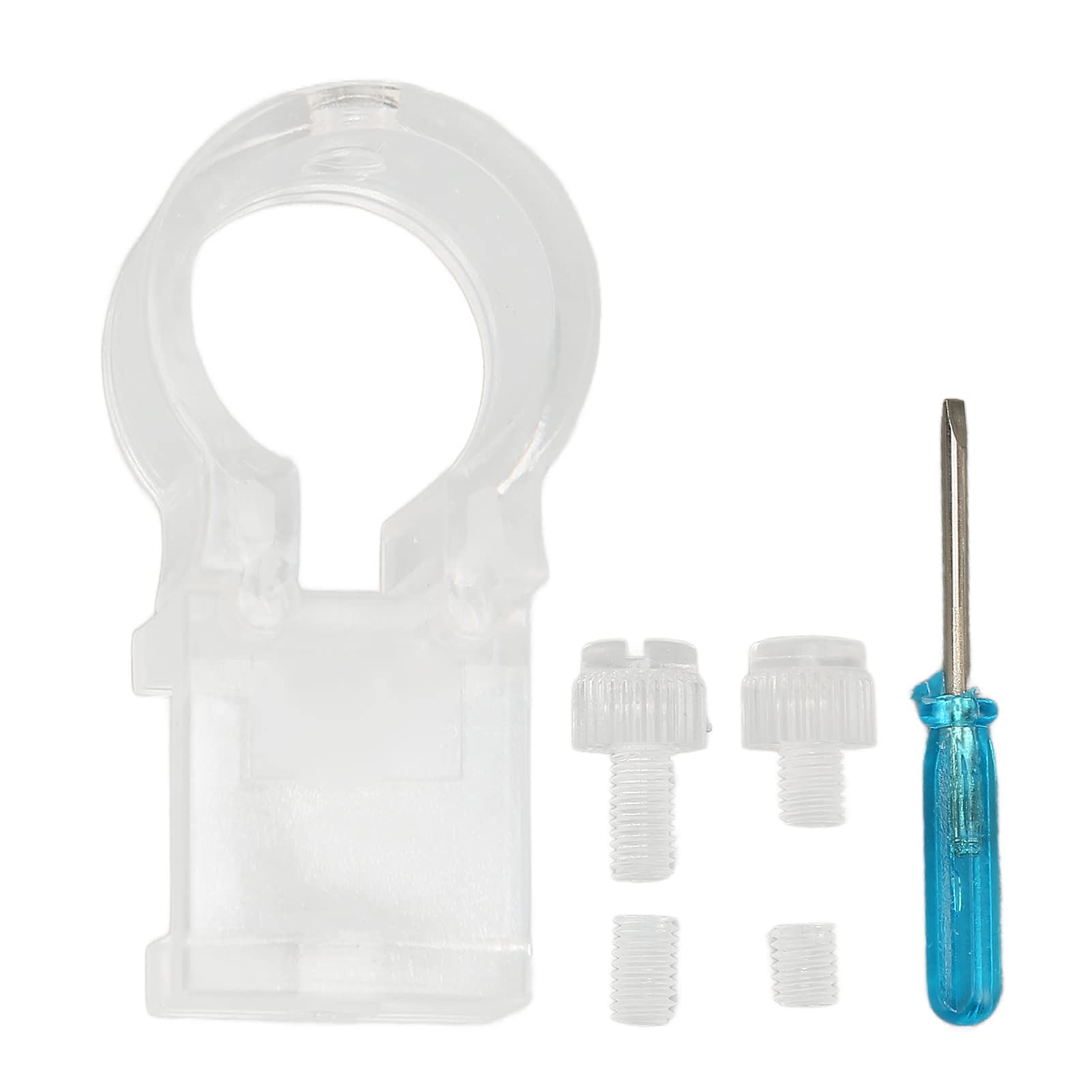 Ventose Con Clip Per Acquario – Fissaggio Per Tubi Aria E Flessibili, In Plastica Trasparente, Set Da 2, Resistente Alle Alte Temperature