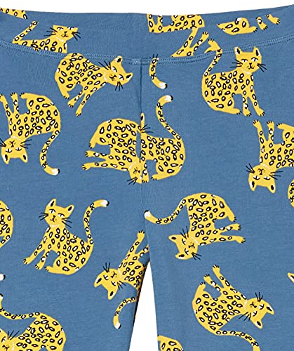 Image of Amazon Essentials Girls' Cotton Stretch Leggings, Multipacks