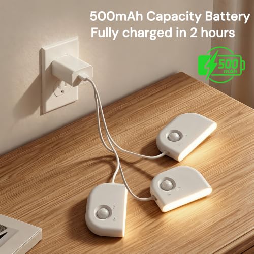 Image of L LOHAS LED Motion Sensor Night Light, Stair Lights Indoor, 3 Pack