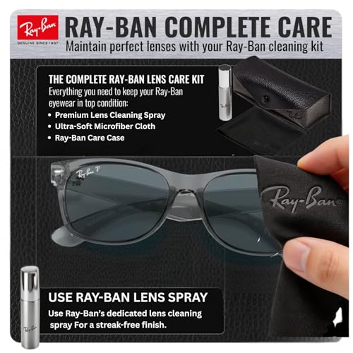 Image of Ray-Ban RB2132 NEW WAYFARER CLASSIC POLARIZED Sunglasses w /Official Kit