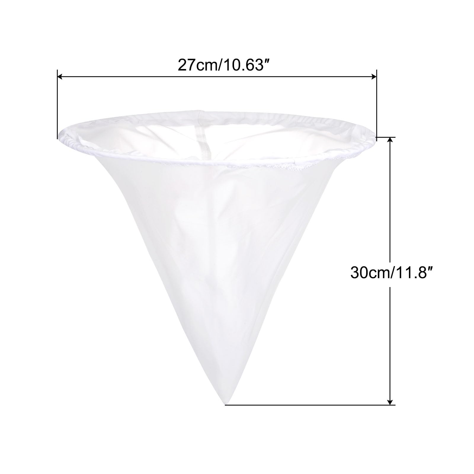 QUARKZMAN 350 Rete Vernice Filtro Borsa 10.6" Dia Cono Forma Nylon