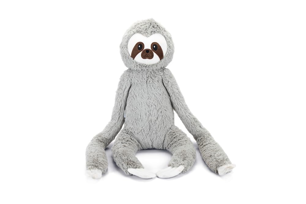 Karlie BZ Plush Sloth Mees XL Dog Toy Grey, 80 x 30 x 16 cm