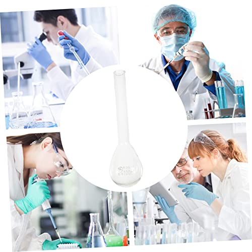 Ultechnovo Kjeldahl High Ml Accessory Tool Erlenmeyer Chemistry Equipment Round Conical Glass Experiment Lab Liquid Practical Scientific Transparent Experimental Long-Neck Bottom Glassware #TOP5
