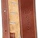 MARTIN Ball Glove Leather Guitar Strap – Brown | Soft, Worn-In Feel with Double Stitching and C. F Logo