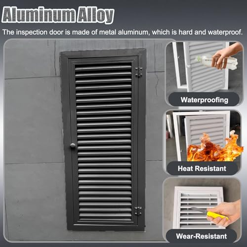 Trappe de visite extérieure pour stopper l'humidité des niches techniques - 4