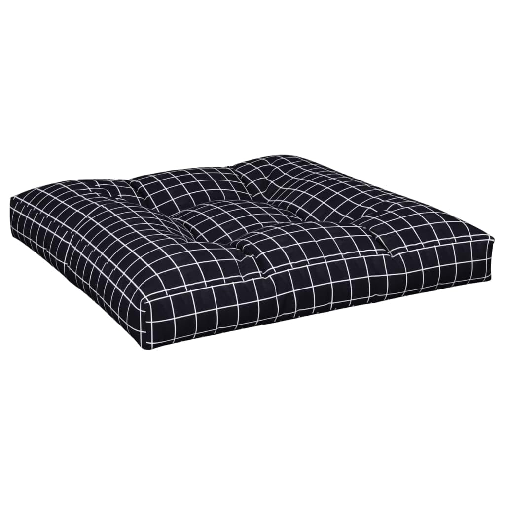Cuscino per pallet, 80 x 80 x 12 cm, in tessuto, per interni ed esterni, per giardino, terrazza, balcone, divano, poltrona, impermeabile, ergonomico