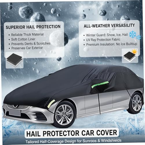 Housse de protection contre la grêle bâche de toit auto avec doublure coton