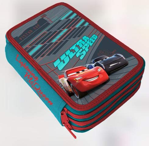 ASTUCCIO TRIPLO CARS 18 pennarelli giotto + 18