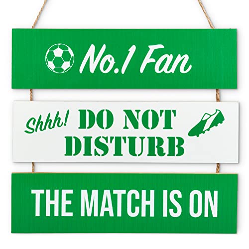 Sass Party & Gifts Football Fan Hanging Sign, Great Gift For Football Fans, Man Cave Sign Gift