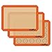 MMmat Silicone Baking Mat - German Silicone Half Sheet Size - 100% Non-Stick Professional Quality - 3 Pack
