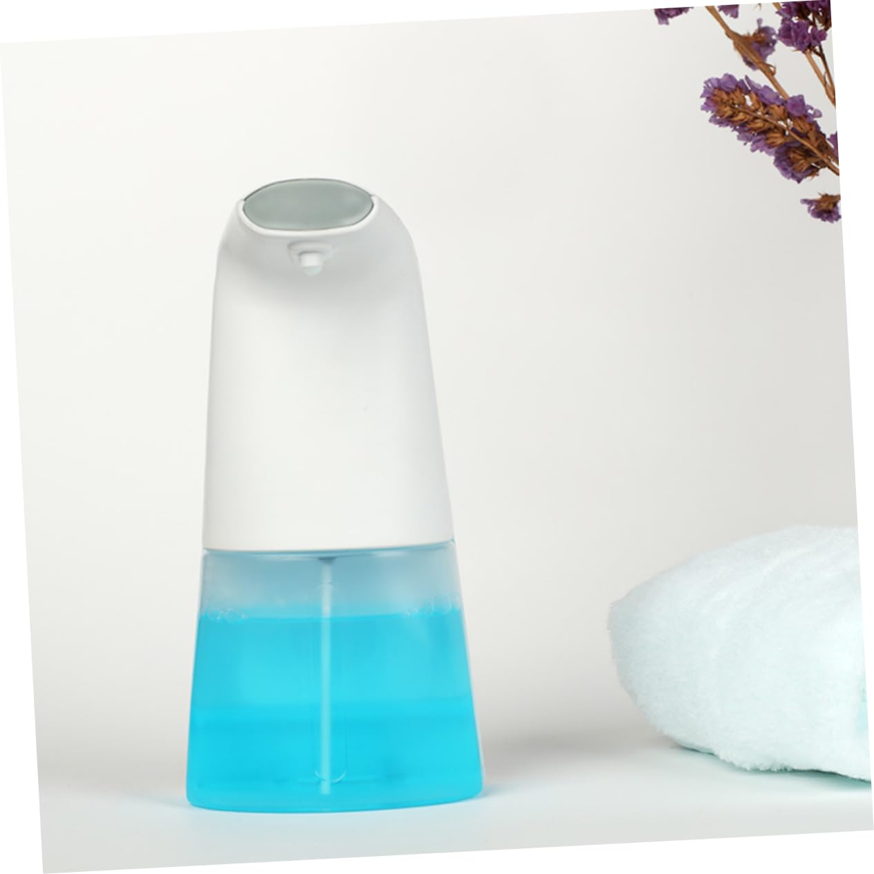 Cabilock Dispensador Automático de Jabón de 300ml, Sensor Infrarrojo sin Contacto, Abs y PE, de Pared y Mesa, para Baño y Cocina
