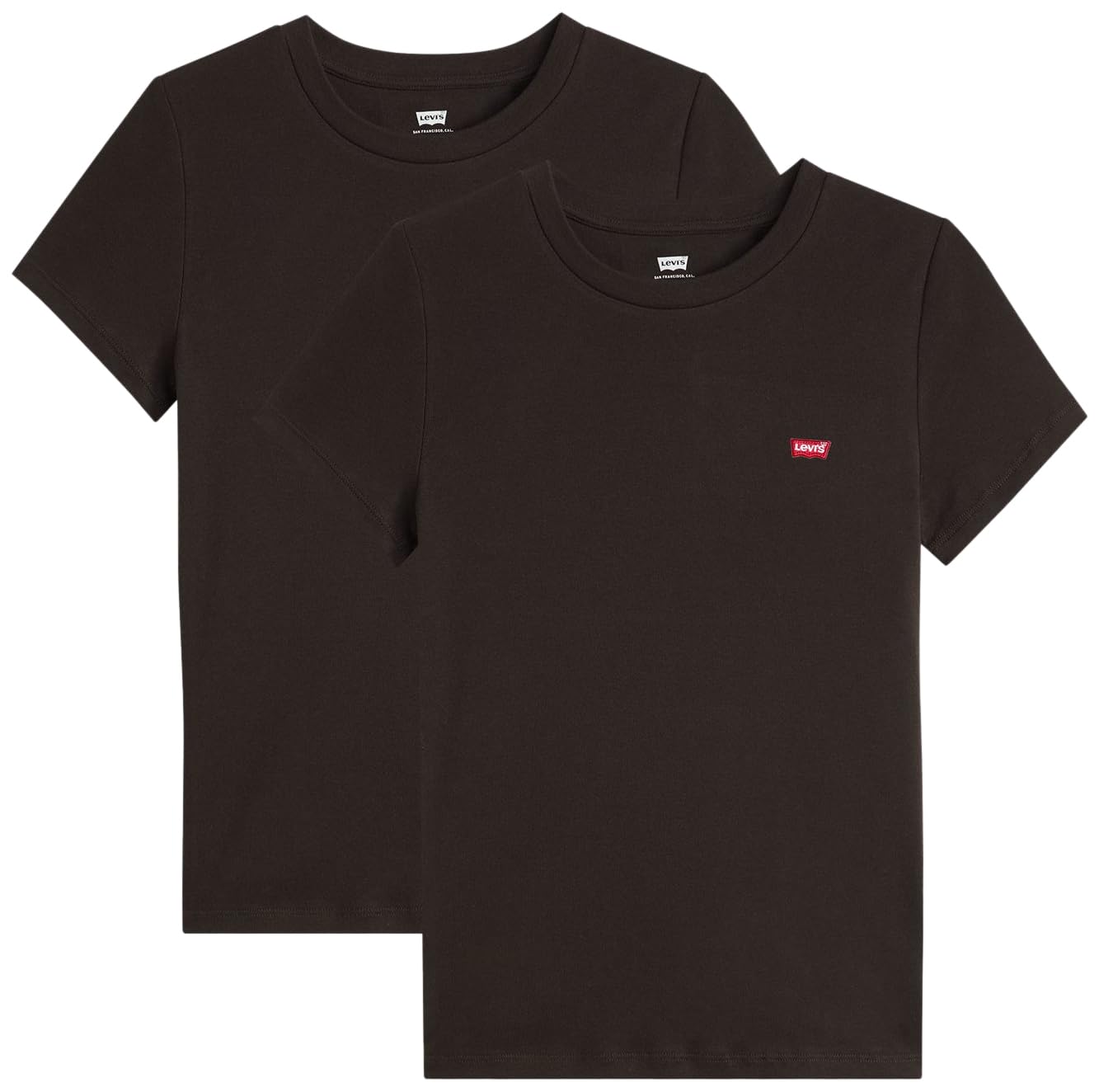 Levi's Damen 2pack Essential Ss Tee T-Shirt (2er Pack)