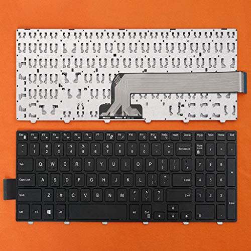 gazechimp Novo Teclado Para Dell Inspiron 15-5000 Series 5551 5552 5555 Latin Black