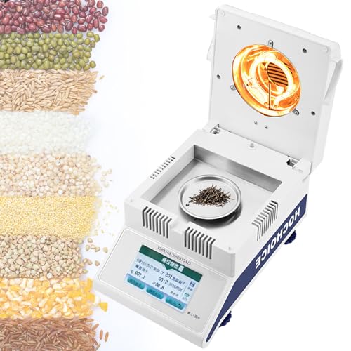 Analizador de humedad halógeno de precisión con control de temperatura para pruebas rápidas de humedad en aplicaciones industriales y de laboratorio