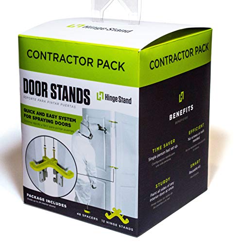 🛒 Crazy Deals Contractor Pack for Painting and Spraying Doors | Hinge Stand | Reusable Door Stand | for Professional Painters and Contractors | Holds up to 24 Doors