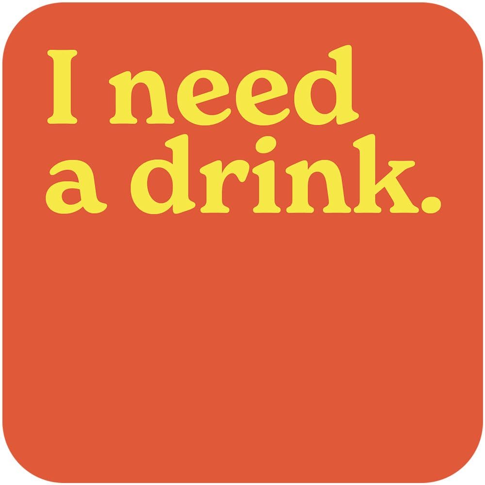 Mint Publishing Funny Rude Coaster for Men or Women - Amusing Alcohol Joke - Adult Humour - Novelty Gift for Friend or Family Member