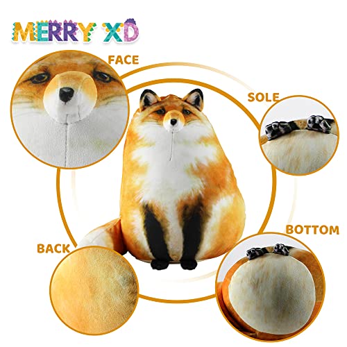 Merryxd Cat Plush Body Pillow, 11Inch Soft Steppe & Kitten Plushies, Cute Stuffed Animals, Pallas Cat & Fox & Raccoon Plush Pillows, Comfortable Big Plush Toys Gifts For Kids, Girls, Boys, Girlfriend #TOP2