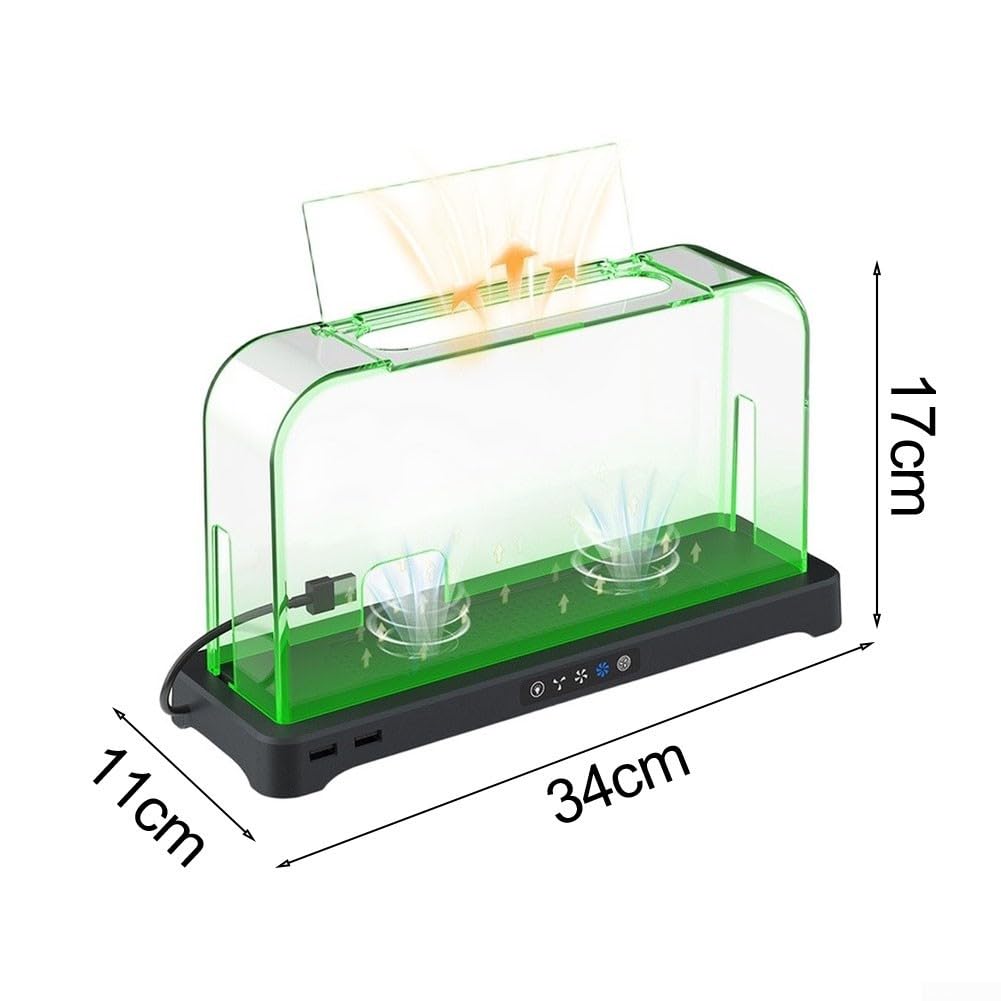 Cooling Fan Set for Switch 2 Console ABS Black