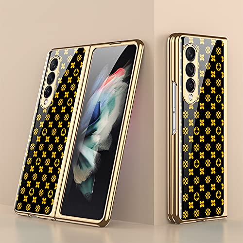Coque Galaxy Z Fold 3 5G damier jaune pour styliser votre quotidien urbain