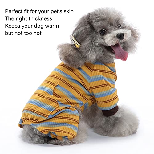 Pijama Listrado para Cachorro Pijama para Cachorro Camisa Macacão para Cachorro Pijama para Cachorro