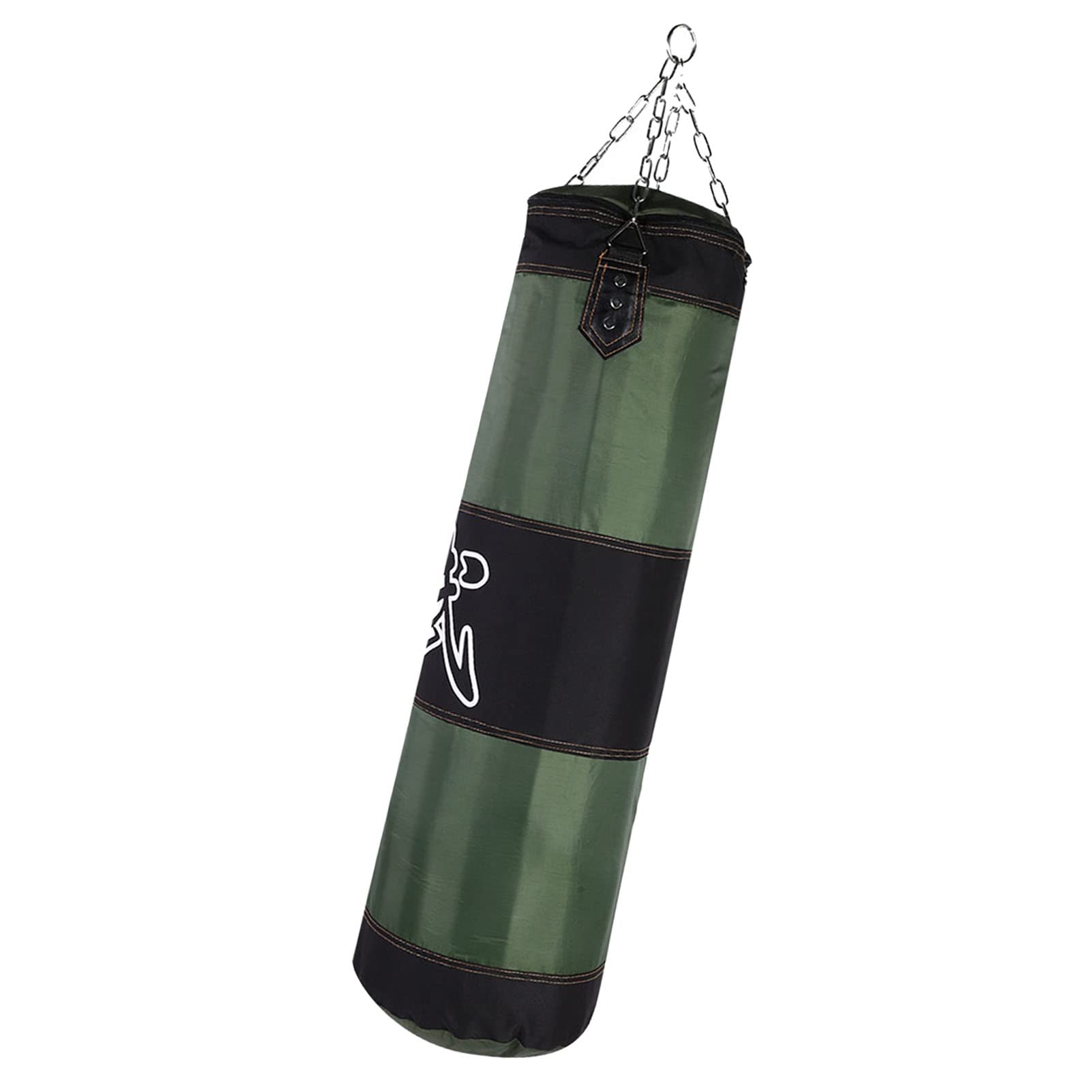 Sacco di Sabbia per Calci, Strumento di Allenamento per Sacco di Sabbia Vuoto in Tessuto Oxford Resistente per Boxe, Lotta, Karate (Green)