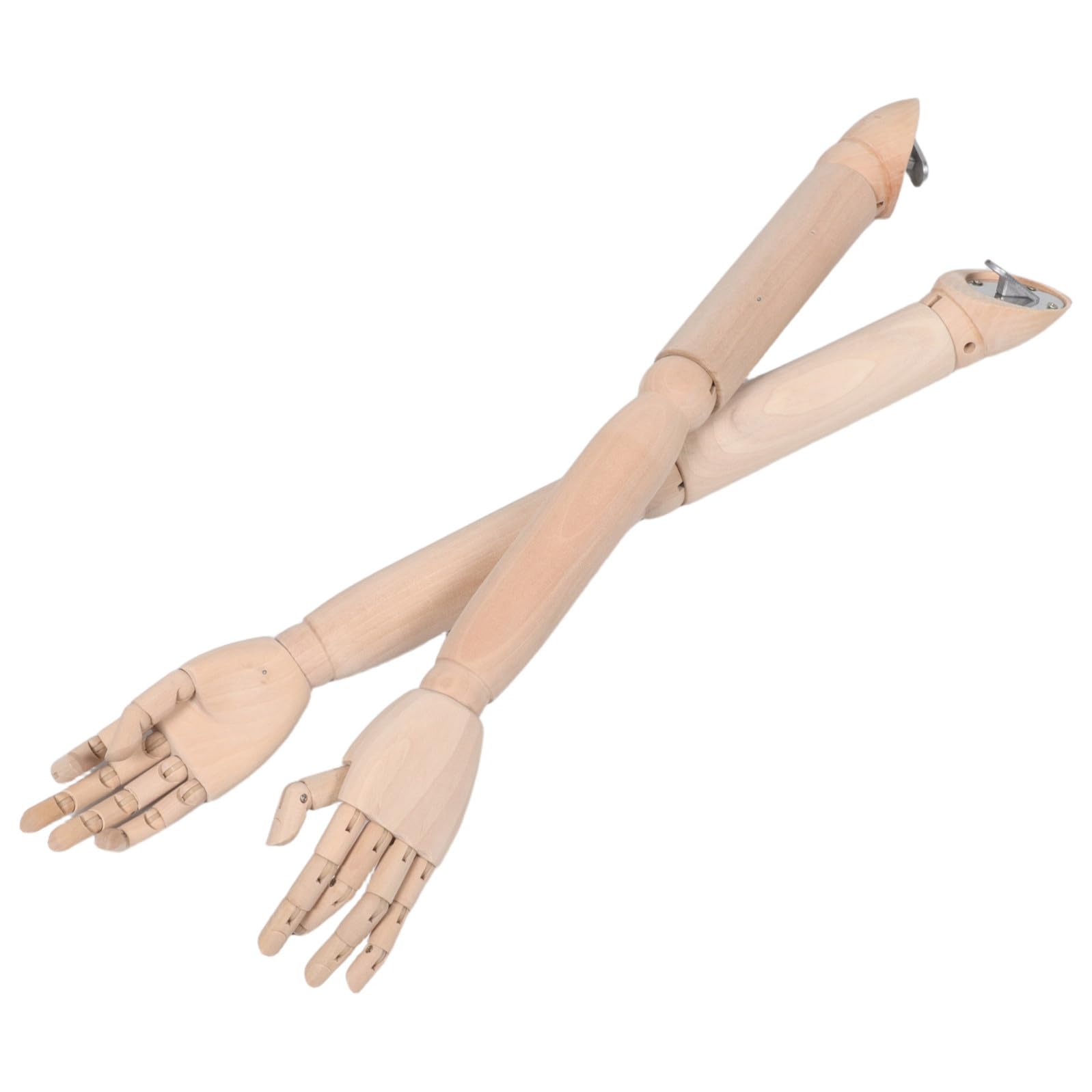 DOITOOL Verstellbarer Holzarm mit Beweglichen Händen und Metall Stabil und Flexibel für Malübung und Kreatives Cosplay Geeignet