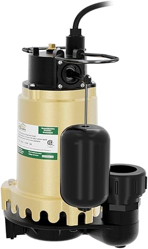 Miniatura 7 de K2 Bombas SPI07502K, bomba de sumidero de hierro fundido de 34 HP con interruptor vertical y QCF