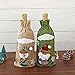 Ding Yongliang Sac Cadeau Bouteille,2pcs Sacs a Cadeau de Vin de Noël Couverture a Bouteille de Vin pour La Décoration de Fête de Noël