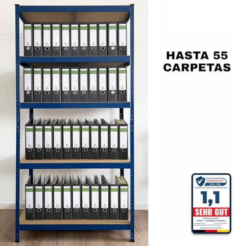 Estantería de carga pesada con sistema de encaje y estructura modular independiente 6