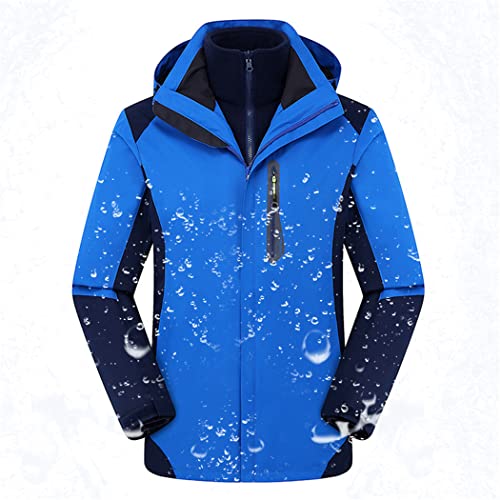 Combinaison de ski homme chaude et coupe-vent ensemble veste pantalon imperméable - 3