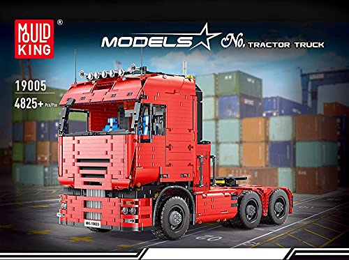 Onenineten Technik LKW Bausteine, 2.4Ghz /APP RC Ferngesteuertes LKW Modell Bauset mit Motoren und Fernbedienung, 4825… – Bild 3